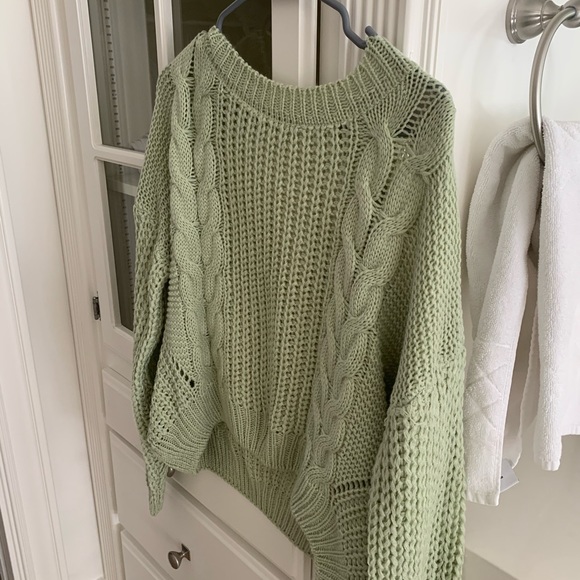 Princess polly knit green sweater - Picture 2 of 3